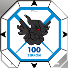 Fichier:Pièce Pokémon Battle Chess BW Version - Zekrom retourné.png
