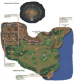 Plan de la Plaine de Poni dans Pokémon Ultra-Soleil et Ultra-Lune.