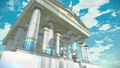 Le Temple de Sinnoh, avant sa destruction, dans Légendes Pokémon : Arceus