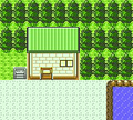 La maison du joueur dans Pokémon Or, Argent et Cristal.
