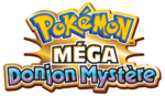 Logotype français de Pokémon Méga Donjon Mystère.