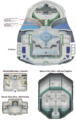 Plan de l'extérieur du Paradis Æther et du manoir d'Elsa-Mina à la seconde visite dans Pokémon Ultra-Soleil et Ultra-Lune.