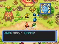 Soporifik aide Azurill et Marill.