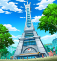La Tour Prismatique dans le dessin animé.