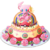 Gâteau fleuri Mew