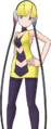 La tenue « Classique » d'Inezia dans Pokémon Masters EX.