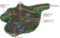 Plan du Jardin d'Ula-Ula dans Pokémon Ultra-Soleil et Ultra-Lune.