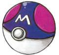Artwork de la Master Ball pour Pokémon Rouge et Vert.