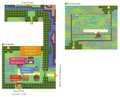 Plan de Floraville dans Pokémon Platine.