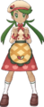 Le look saisonnier de Barbara dans Pokémon Masters EX.