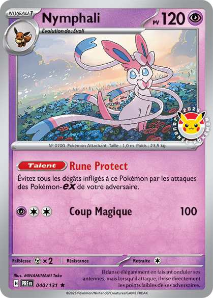 Fichier:Carte Écarlate et Violet Évolutions Prismatiques 040 (Journée Pokémon 2025).png