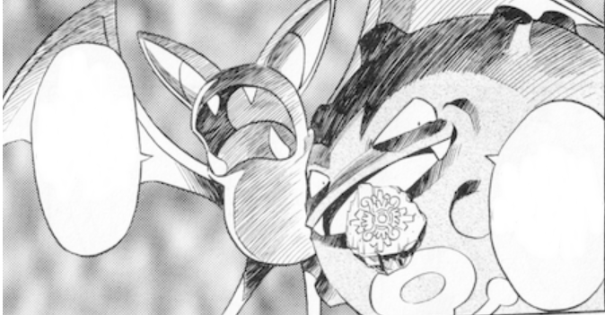 Fichier:Pokémon Fushigi no Dungeon Honō no Tankentai - Provocation en duel de l'équipe Crâne.png