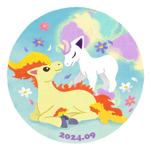 Fichier:Sticker Journée communauté Ponyta 4 - GO.png
