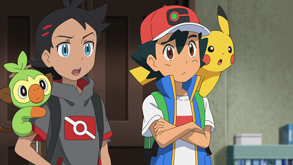 Fichier:LV074 - Ouistempo de Goh et Pikachu de Sacha (rêve).png