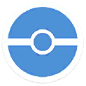 Autocollant Poké Ball Bleue HOME.png