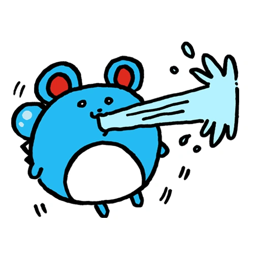 Fichier:Sticker Marill - GO.png