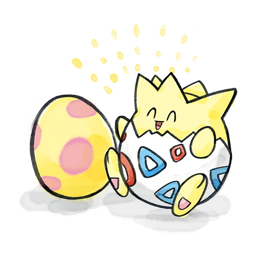 Fichier:Sticker Circuit Pokémon GO Johto (Togepi)- GO.png
