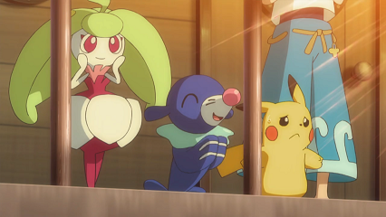 Fichier:SL040 - Candine de Barbara, Otaquin de Néphie et Pikachu de Sacha.png