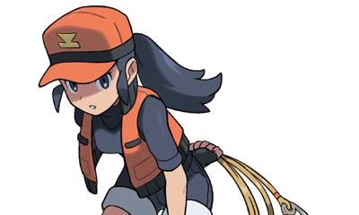 Fichier:Sprite Pokémon Ranger ♀ ROSA.png