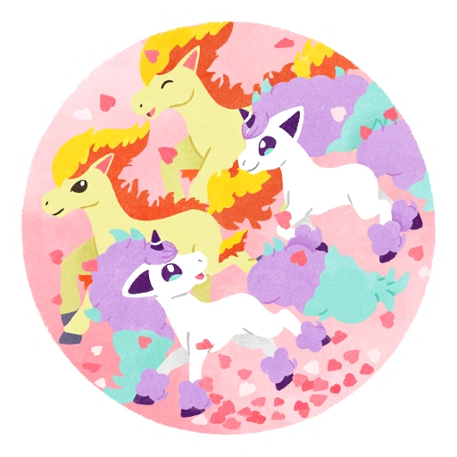 Fichier:Sticker Journée communauté Ponyta 3 - GO.png