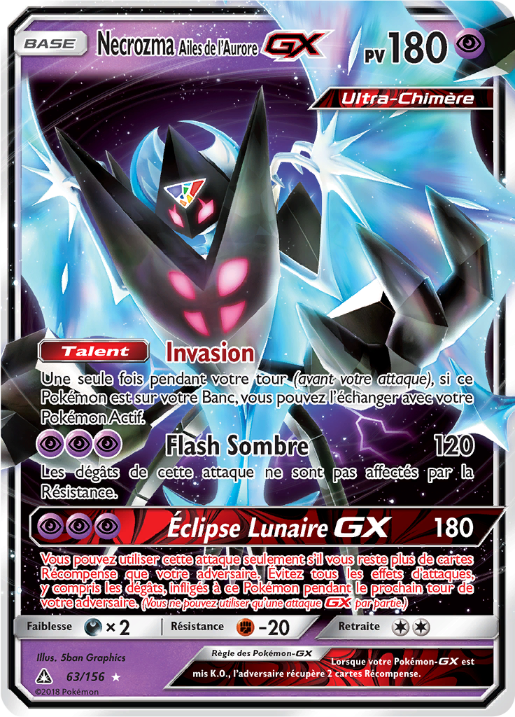 Necrozma Ailes de l'Aurore-GX (Soleil et Lune Ultra-Prisme 63)