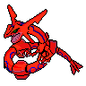 Rougiquaza (Rouge+ Rayquaza) Vert, il et malade, rouge, il est énervé!