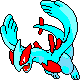 Blugia (Blue, bleu en anglais+Lugia) Lugia tout bleu clair!