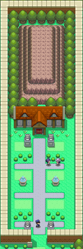 Manoir Pokémon (Sinnoh) extérieur DP.png