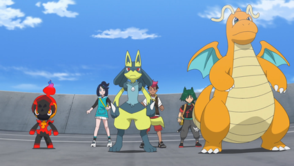 Fichier:LH110 - Charbambin de Liko, Lucario de Rhod et Dracolosse d'Ult.png