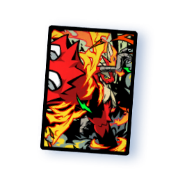 Fichier:Sprite Protège-Carte - Méga-Braségali JCCP.png