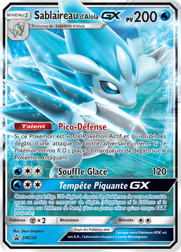 Sablaireau d'Alola-GX (Promo SM 236)