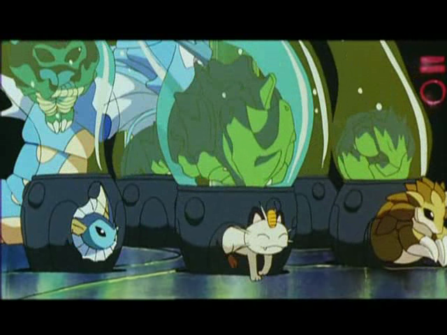 Fichier:Retour de Mewtwo - Résumé Film 01 - Clones d'Aquali, Miaouss et Sablaireau.png