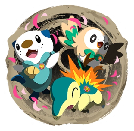 Fichier:Sticker Circuit Pokémon GO Sinnoh (staters 2) - GO.png