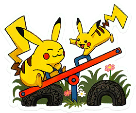 Autocollant Pikachu HOME.png