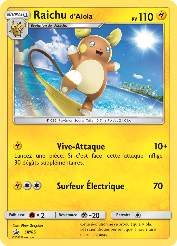 Raichu d'Alola (Promo SM 65)