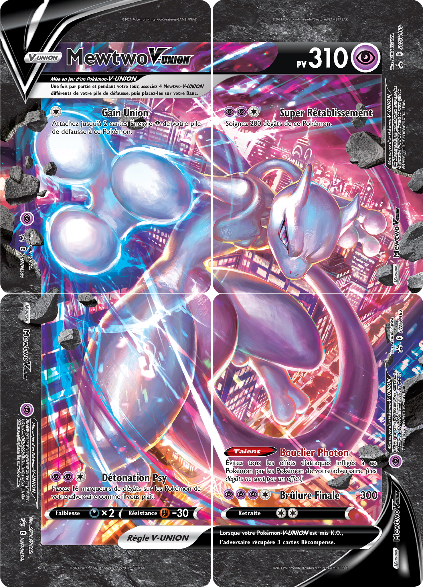 Mewtwo-V-UNION (Promo SWSH 159-162)