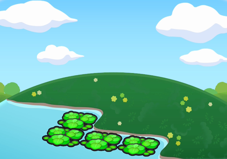 Fichier:Étang avec plantes flottantes Pokopia.png