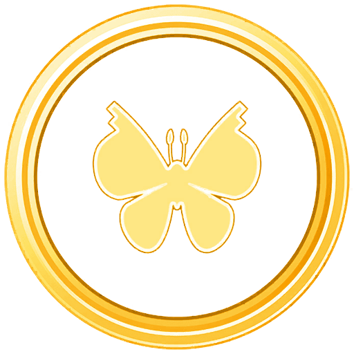 Fichier:Médaille Collectionneur Papillon Or - GO.png