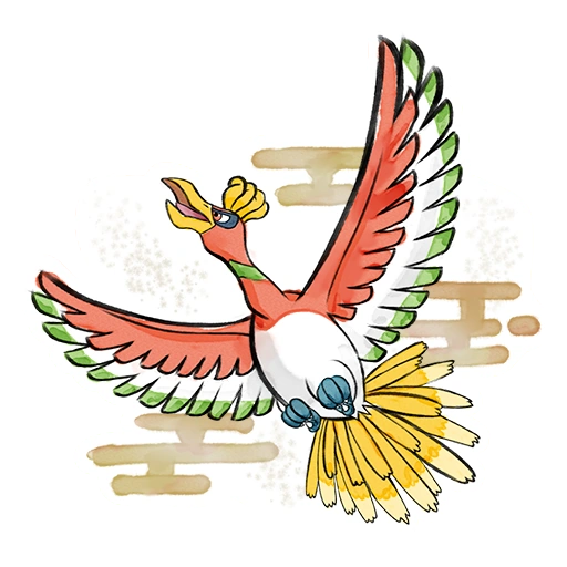 Fichier:Sticker Circuit Pokémon GO Johto (Ho-Oh)- GO.png