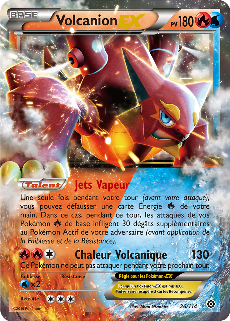 Volcanion-EX (XY Offensive Vapeur 26)