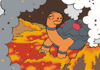 Fichier:Pokémon Ranger 2 - Capacité Zone Magma-radeau.png
