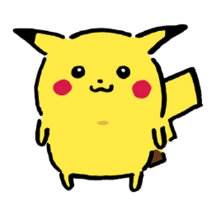 Fichier:Sticker Pikachu - GO.png