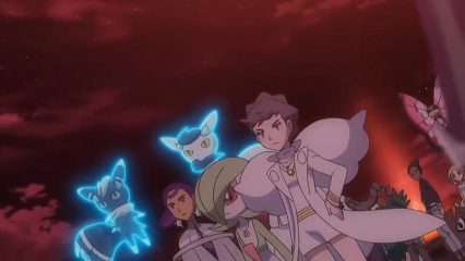 Fichier:XY136 - Mistigrix d'Astera, Gardevoir de Dianthéa et Ptyranidur de Lino (Flash-back).png