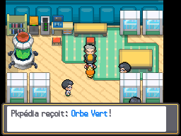 Laboratoire Pokémon du Professeur Chen Orbe Vert HGSS.png