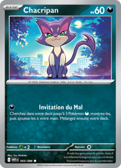 Chacripan (Écarlate et Violet Flamme Blanche 055)