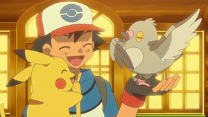 NB064 - Pikachu et Poichigeon de Sacha (Flash-back).png