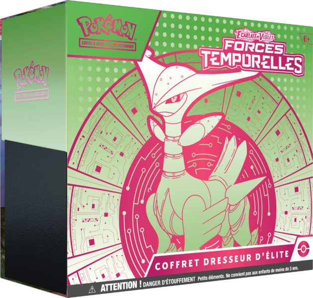 Fichier:Coffret Dresseur d'élite Écarlate et Violet Forces Temporelles Vert-de-Fer.png