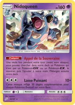 Nidoqueen (Soleil et Lune Duo de Choc 56)