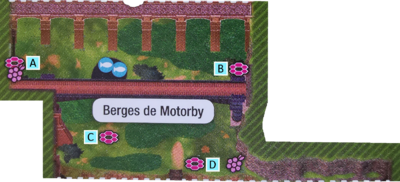 Localisation des antres des Berges de Motorby