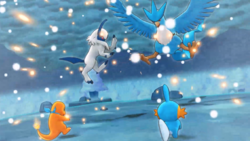 Absol stoppe Artikodin.